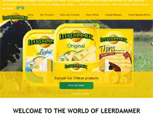 Tablet Screenshot of leerdammer.co.uk